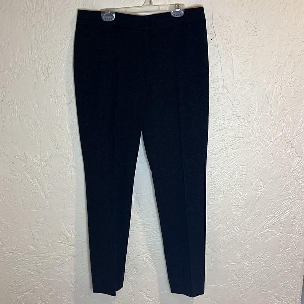 AKRIS PUNTO Mara Charcoal Gray Stretch Jersey Pant, 6!